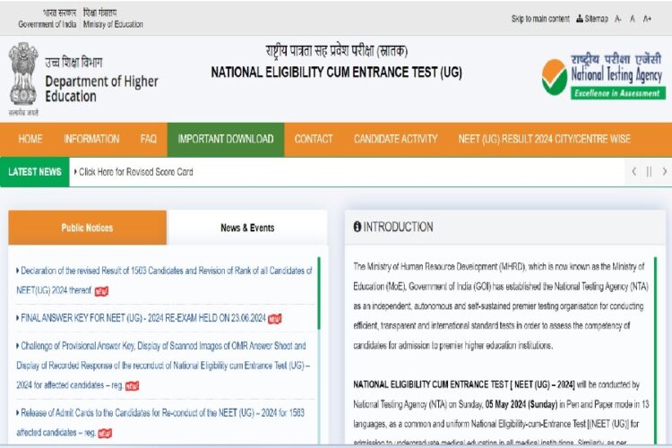 NEET RESULT 2024