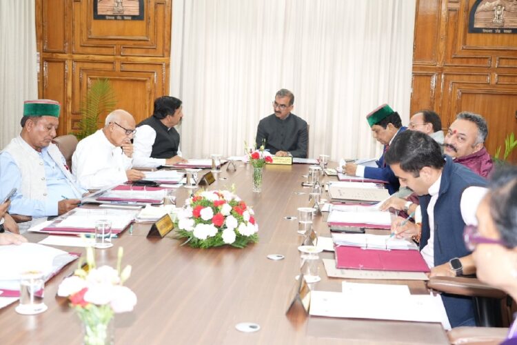 CM Sukhu Cabinet Meeting