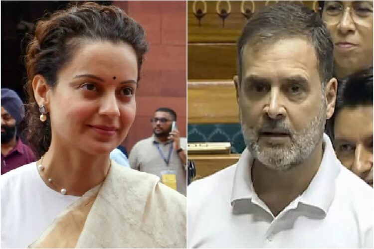 Kangana Ranaut Targets Rahul Gandhi