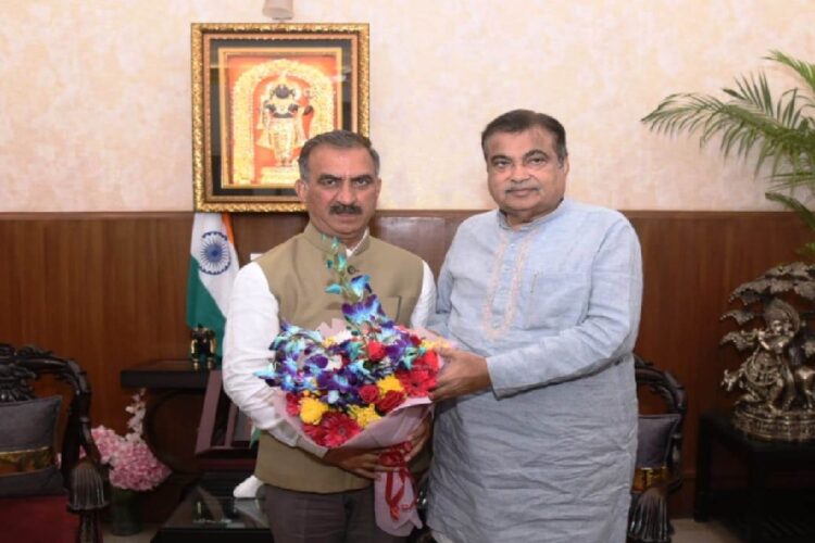 CM Sukhu met Nitin Gadkari