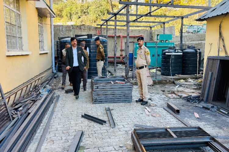 Deputy Commissioner Anupam Kashyap inspected Fagu EVM warehouse