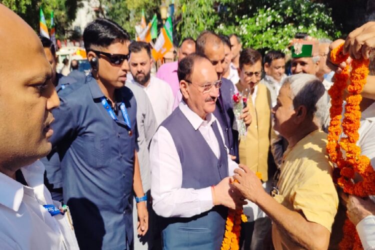 JP Nadda Himachal Visit