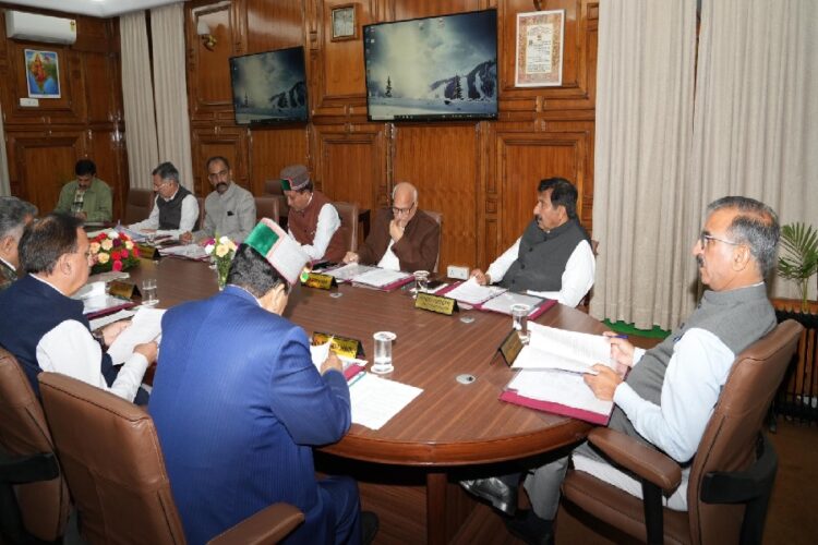 Sukhu Cabinet Meeting