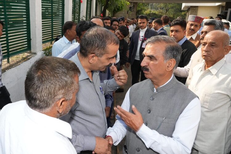 CM Sukhu hamirpur visit