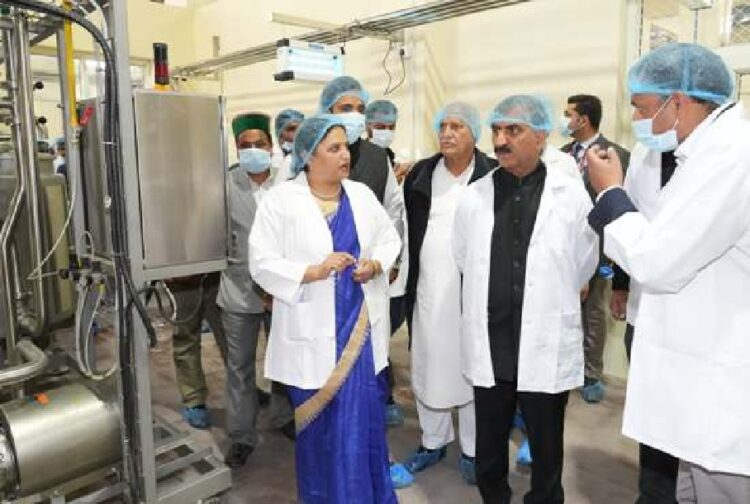 CM Sukhu inaugurated milk processing plant in Dattanagar