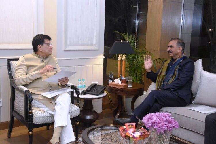 cm sukhu met piyush goyal