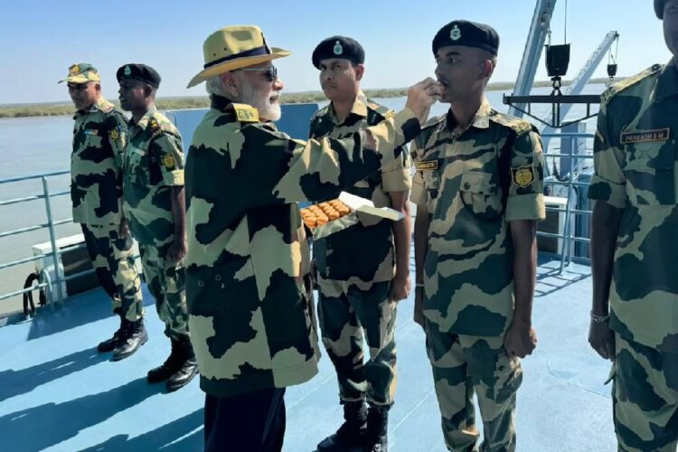 PM Modi celebrated Diwali with soldiers in Kachchh