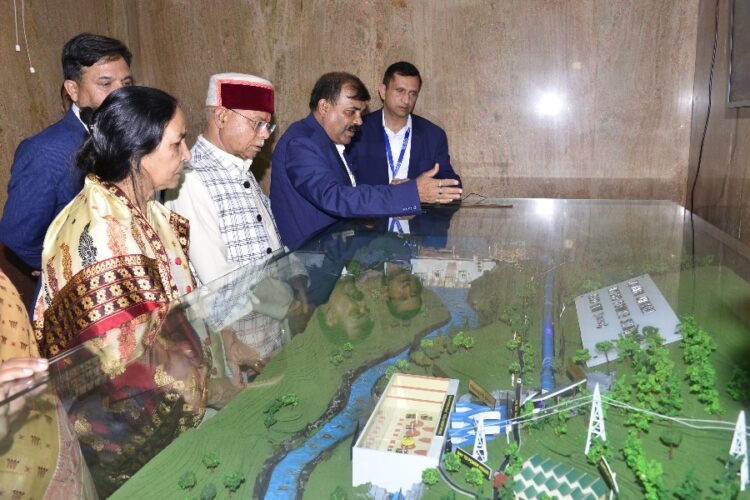 Governor visited the NJPC project site at Rampur in Shimla