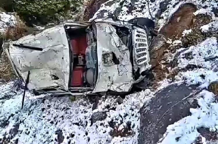 Sirmaur Road Accident after First Snowfall