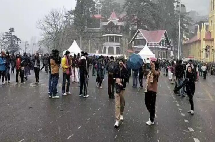 snowfall in shimla