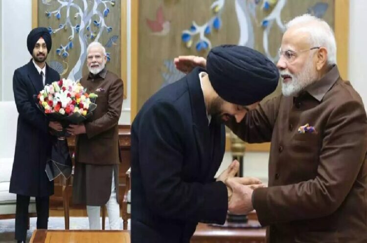 Punjabi singer Diljit Dosanjh met PM Modi