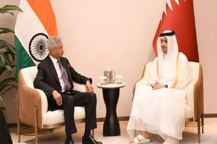 S Jaishankar met the Prime Minister of Qatar