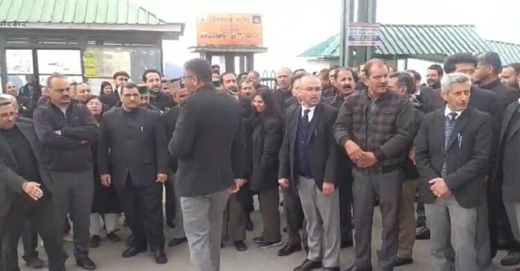 Lawyers Protest In Shimla