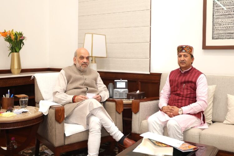 MP Sikandar Kumar meets Union Home Minister Amit Shah