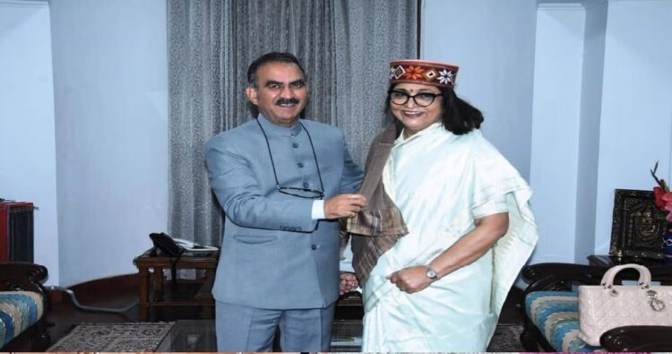 Rajni Patil met CM Sukhu