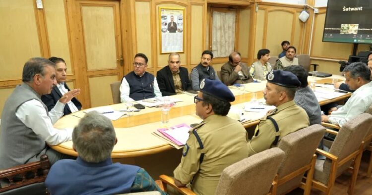 भारत-पाकिस्तान तनाव के बीच सुरक्षा को लेकर CM सुक्खू ने की इमरजेंसी मीटिंग